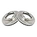 thumbnail image 3 of Front Brake Rotors Set Vented Compatible with 1989-2000 Chevrolet K3500 1994-1999 Dodge Ram 2500 Ram 3500 GMC, 3 of 4