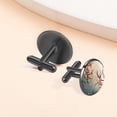 thumbnail image 6 of Tree Stylish Men's Silver Jewelry Stainless Steel Cufflink Set for Formal Attire, 6 of 6