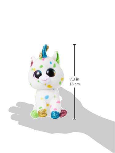 Ty Beanie Boo Harmonie Speckled Unicorn 6 Regular Size