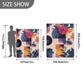 thumbnail image 6 of Yayeee Throw Blanket for Couch Soft Warm 50" x 60" Sofa Chair Bed Decoration, Flowers Pattern Style, 6 of 7