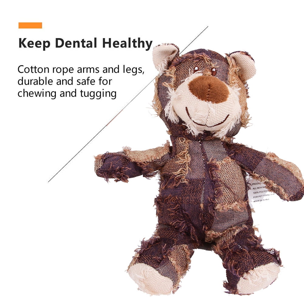 Kepooman Dog Chew Toy for Teething Chewing and Playtime, No Stuffing Plush Animal Dog Squeaky Toy, Single, Purple Kepooman Dog Chew Toy for Teething Chewing and Playtime, No Stuffing Plush Animal Dog Squeaky Toy, Single, Purple