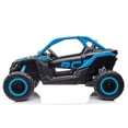 thumbnail image 3 of Officially Licensed LX Performance Can-Am Maverick 2x24V 4WD Edition 2-Seater Pack Kids Ride on Buggy Eva Wheels Leather Seats RC, 3 of 5