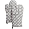 thumbnail image 1 of Gants de Cuisson en Coton, 13 x 7 Ensemble de 2, Lavables en Machine et Résistants à la Chaleur pour la Cuisine Quotidienne-Gris, 1 of 8