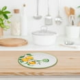 thumbnail image 3 of IH Casa Decor Ceramic Lemon Round Plate 6.10" - Ensemble De 2, 3 of 3