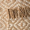 thumbnail image 4 of SAFAVIEH Natural Fiber Thomas Geometric Jute Runner Rug, Ivory/Natural, 2'3" x 8', 4 of 6