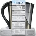 thumbnail image 4 of Brita Pichet Filtrant à Eau Moyen 8 Tasses avec 1 Filtre Standard, Sans BPA - Acier Inoxydable, 4 of 4