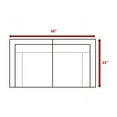 thumbnail image 7 of CoSoTower Fully Assembled 66" Outdoor Wicker Loveseat with Cushions, 7 of 7