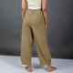 thumbnail image 5 of Pantalones de Cintura Elástica para Mujeres de Cintura Alta Color Sólido con Bolsillos, Pantalones de Longitud Completa Casual para Todas las Estaciones, 5 of 6