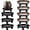 Black + Brown, variant on 6 Pack Rolling Plant Caddies 11.8 Inch Plastic Plant Dollies Heavy-Duty Wheeled Planter Movers Indoor Outdoor Flower Pot Bases with Casters Black