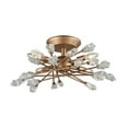 thumbnail image 2 of Elk Lighting-11111/4-Serendipity - Four Light Semi-Flush Mount  Matte Gold Finish with Clear Bubble, 2 of 2