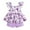Purple, variant on Younger Tree Baby Girl Clothes Outfits Summer Sleeveless Ruffle Bowknot Dress Top Shorts Set 2PCS for 18-24 Months