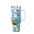thumbnail image 1 of Woody Buzz Story Bouteille d'Eau 40oz Ice Bully avec Poignée Paille de Bouteille Sport Isolée en Acier Inoxydable Réutilisable Étanche Gobelet de Voiture, 1 of 9