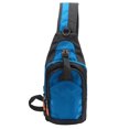 thumbnail image 3 of Mochila bandolera multifunción de gran capacidad, transpirable, para viajes, senderismo, deportes, para hombres y mujeres, color azul, 3 of 14