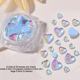 thumbnail image 2 of Diamantes de imitación con parte posterior plana para decoración de uñas con cristales de corazón, 2 of 5