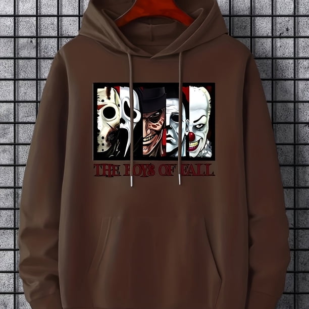 Sudaderas Con Capucha Para Hombre, Sudadera Con Capucha Con Estampado De Supervillanos, Sudadera Con Capucha Informal Para Hombre Con Bolsillo De Canguro Para Primavera Otoño, Como Regalo