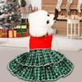 thumbnail image 5 of Pet Christmas Clothes Double-sided Fleece - Soft, Comfortable, Thickened, Santa Claus, Keep Warm, Gifts Print, Christmas Festival Pet Skirt, for Teddy, 5 of 8