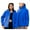 Blue womens tops, variant on Dianli Men's And Women Coat Sale Clearance Long Sleeve Casual Loose Comfy Winter Warm Outdoor Leisure Charge Coat Windproof And Rainproof Mountaineering Suit Group Purchase Work Suit Up to 65% Off