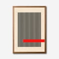 thumbnail image 3 of Modern Minimalist Canvas Wall Art, Black and White Striped Abstract Print, Red Line Geometric Design, Contemporary Home Decor, 3 of 14