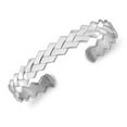 thumbnail image 1 of Sterling Silver Cuff Bangle Bracelet (7.75 Inches), 1 of 3