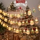 thumbnail image 5 of Luces Led Ganfancp Luces Intermitentes Cuerda Árbol de Navidad Diseño de Papá Noel 1X Cuerda de Luces, 5 of 7