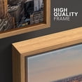 thumbnail image 4 of wall26 - New York City Midtown Skyline - Framed Canvas Art Wall Art - 16"x24"x3 Natural, 4 of 5