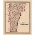 thumbnail image 3 of Burgett 12x14 Black Modern Framed Museum Art Print Titled - Vermont - Burgett 1876, 3 of 5