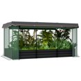 thumbnail image 1 of Outsunny Galvanized Raised Garden Bed with Crop Cage and Shade Cloth, 1 of 10