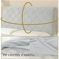 thumbnail image 4 of Velvet Thicken Bed Headboard Cover for King Size, Quilted Bed Headboard Slipcover Soft Dustproof Washable Protector Cover for Bedroom Decor 78.7in, 4 of 9