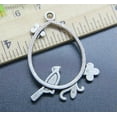 thumbnail image 4 of U8MO 10~30pc Retro Bird Flower Alloy Charms Pendant Jewelry Making DIY 40*31mm-30pcs, 4 of 8