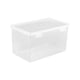 thumbnail image 2 of Organizador de caja de lápices de plástico apilable extra grande | Estuche de almacenamiento transparente translúcido para bolígrafos de gel, lápices, gomas de borrar, cinta | Tapa hermética |, 2 of 8