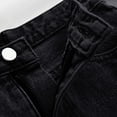 thumbnail image 5 of Blmnix Cargo Shorts Shorts Womens Jean Shorts Cut-off Shorts Black High Zipper Running Shorts Women,L, 5 of 5