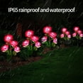 thumbnail image 6 of maho Solar Light Outdoors Solar Garden Lights - 4 Head Floral Sway Light Solar Light-Solar Sway Lights- Sway With The Wind- Solar Outdoor Lights- Solar Garden Decorative Lights- Patio Ya, 6 of 6