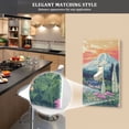thumbnail image 5 of Yayeee Toggle Light Switch Wall Plate 1-Gang 4.5"x2.7" Home Decorative Outlet Cover, Floral Mountain, 5 of 7