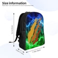 thumbnail image 4 of Prestonplayz Backpack 3D Print Lightweight Bookbag Casual Sport Daypack Travel Bag Laptop, 4 of 8
