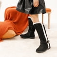thumbnail image 2 of Dream Pairs Girls Boots Side Zipper Mid Calf Winter Boots Toddler/Little Kid, 2 of 5