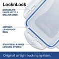 thumbnail image 3 of LocknLock Pantry Rectangular Storage Container Set, 4-Piece, Clear, 3 of 8