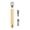Brass color, variant on Tizuqe Titanium Brass Modularity Screwdriver Ratcheting Wheel Screwdriver With 2Pcs Bit