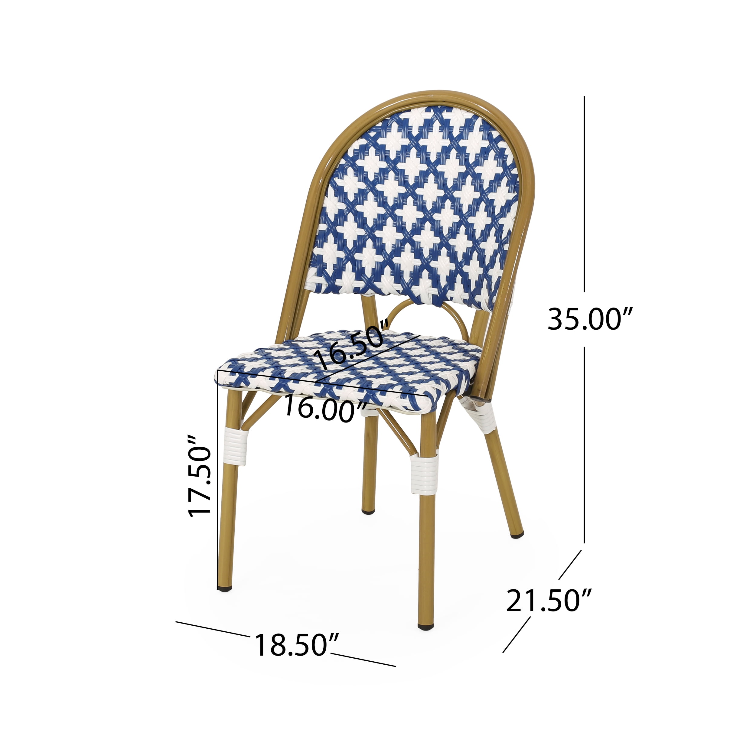 brandon outdoor french bistro chair set