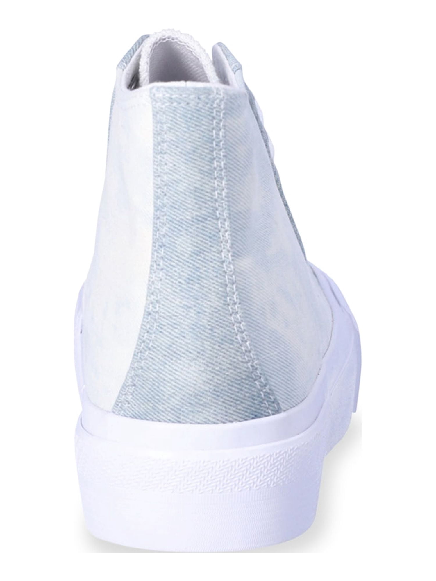 No Boundaries Platform Lace Up High Top Sneakers, Women’s