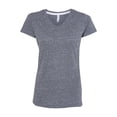 thumbnail image 2 of LAT Women's Harborside MÃ©lange V-Neck T-Shirt Size up to 2XL, 2 of 3