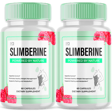 Slimberine Natural Loss Capsules Powered by Nature Advanced Supplement 120 Capsules