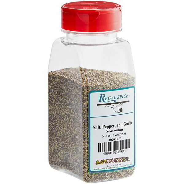 Regal Salt, Pepper, and Garlic Seasoning Blend - 9 oz.