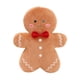 thumbnail image 2 of Cojines navideños, muñeco de peluche de jengibre, bonitos calcetines de relleno, regalos de fiesta, adorno de juguete de peluche suave para Navidad Marrón claro, 2 of 8