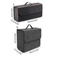 thumbnail image 5 of Portable Car Boot Bag Spacious Car Trunk Organizers Trunk Storage Box Felt Conveniently Carry Your Belongings Anywhere, 5 of 14