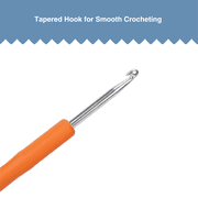 Hello Hobby Ergonomic Crochet Hook, Size H, 5 mm