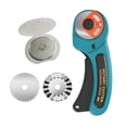 thumbnail image 1 of FT145 Rotary Cutter 45mm Patchwork Roller Easy Tearing Cutting Tools for Cloth Leather Paper Ticket Soft Sheet B, 1 of 5