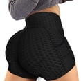 thumbnail image 2 of DHFJKG High Waisted Yoga Shorts For Womens With Pockets Solid Color Workout Tight Shorts Athletic Wear, 2 of 7