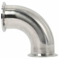 thumbnail image 3 of 2 Inch Tri Clamp Stainless Steel Sanitary Elbow 90 Degree Pipe Connector, 3 of 9