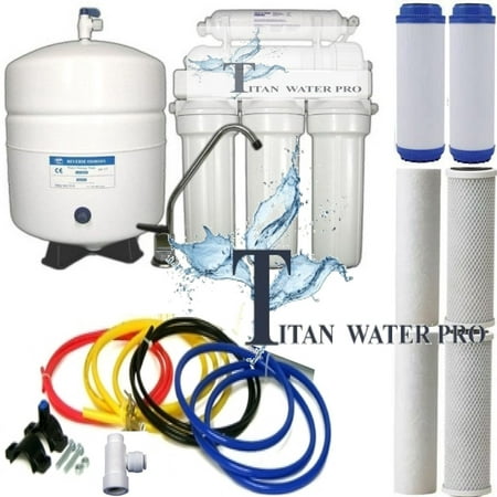 5 STAGE REVERSE OSMOSIS SYSTEM - RO WATER FILTER 75 GPD RO DRINKING WATER - (Best Whole Home Reverse Osmosis System)