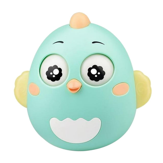Juguete de entrenamiento para gatear de de muñeca del vaso del de historieta para los del bebé Verde Sunnimix muñeca de chick tumbler